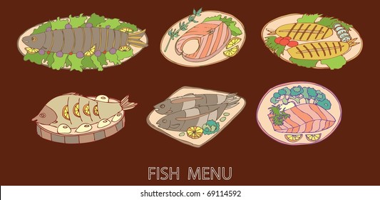 Fish menu