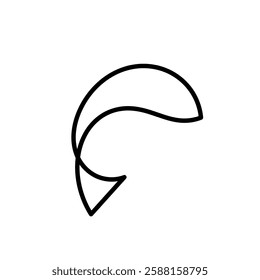 Fish menu icon design template vector isolated illustration