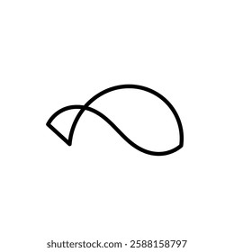 Fish menu icon design template vector isolated illustration