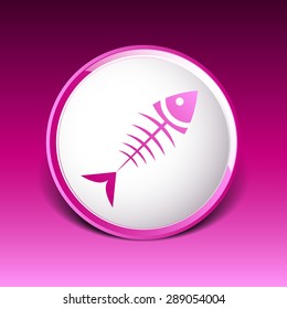 fish menu vector design template logo icon.