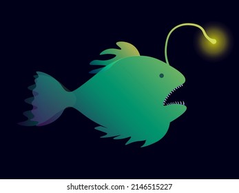 fish model isolated on background. Beautiful illustration of marine life.
