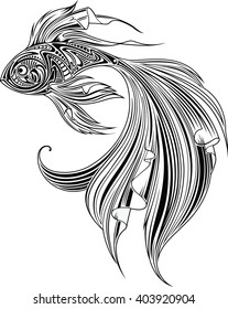 Fish, monochrome