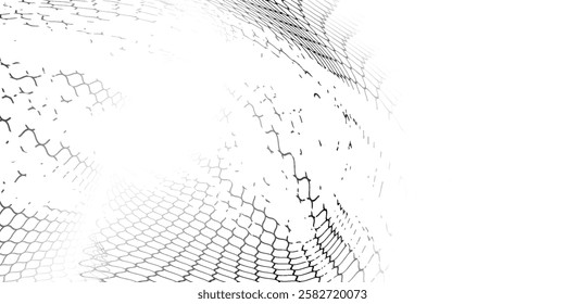 Fish net background, fishnet pattern with vector texture of fishing sport gear