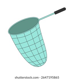 Ícone da rede de pesca. Captura de insetos ou peixes