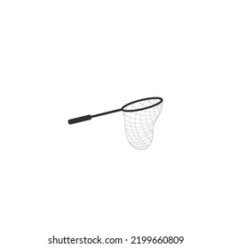 Fish net vector icon illustration sign for web and design