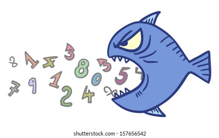 Fish numbers eat