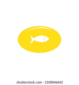 Fish oil logo vector free