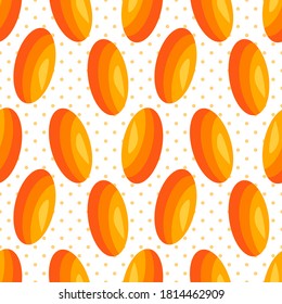 fish oil softgels seamless pattern vector illustration 