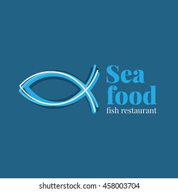 Fish on dish Seafood Restaurant Logo