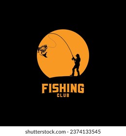fish on a fishing hook illustration