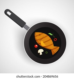 Fish On Pan