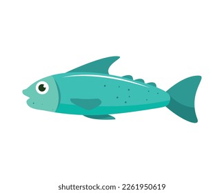 fish on white background icon