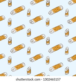 Fish paste background. Seamless pattern.Vector.