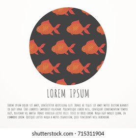 Fish pattern flyer