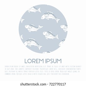 Fish pattern flyer