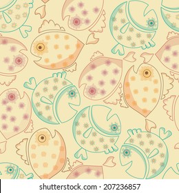 fish pattern seamless