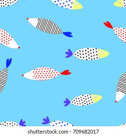 fish pattern vector illustration 