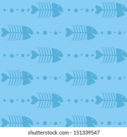 Fish pattern.Vector art