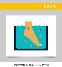 Fish peeling icon