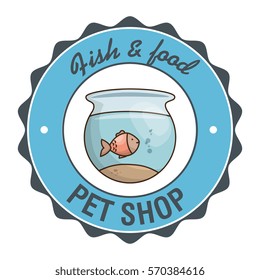 fish pet shop icon