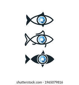 Fish photography design vector illustration