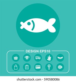 Fish pictograph