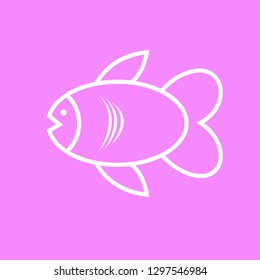 Fish in pink color