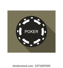 Fish poker illustrated in vector on background