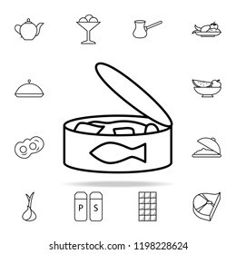 fish preservation icon. Food icons universal set for web and mobile