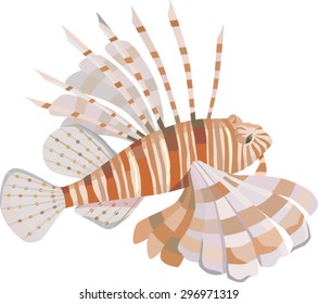 fish red lionfish