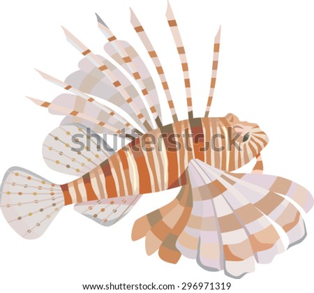 fish red lionfish