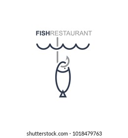 Fish restsurant. Template for menu