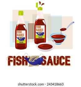 Fish Sauce Vector Illustration Stock Vector (Royalty Free) 243418663 ...