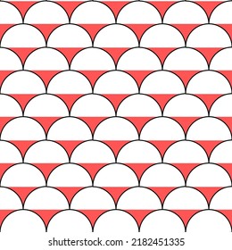 fish scailes background seamless pattern 
