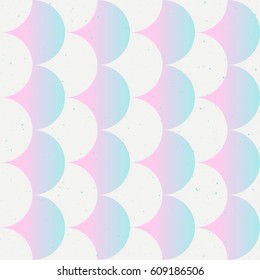 Fish scale abstract tender seamless pattern in pink and white color. Japanese motif. Vector backgrounds for fabric, wallpaper and wrap.