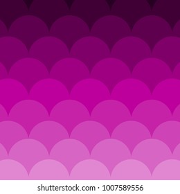 Fish scale gradient vector background in pink color 