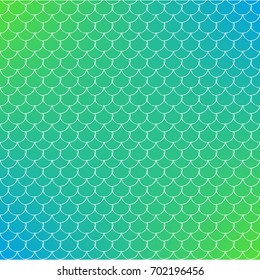 Fish Scale On Trendy Gradient Background Stock Vector (Royalty Free ...