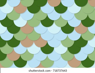 fish scale pattern, abstract stock vector, color texture,