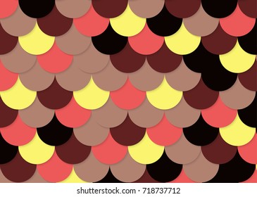 fish scale pattern, abstract stock vector, color texture,