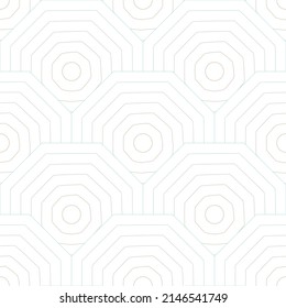 Fish scale pattern, geometric minimalist vector background, endless repeat