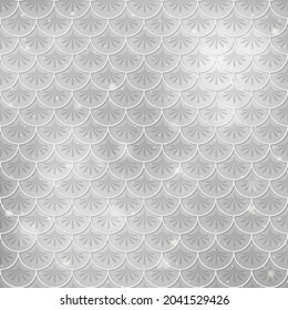 Fish scale seamless pattern background illustration