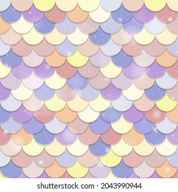 Fish scale seamless pattern background illustration