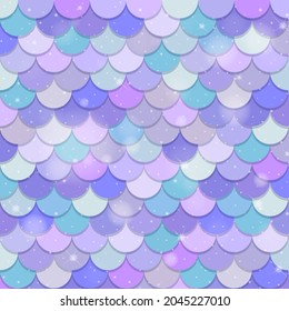 Fish scale seamless pattern background illustration