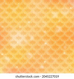 Fish scale seamless pattern background illustration