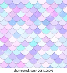 Fish scale seamless pattern background illustration