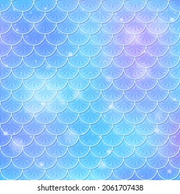 Fish scale seamless pattern background illustration