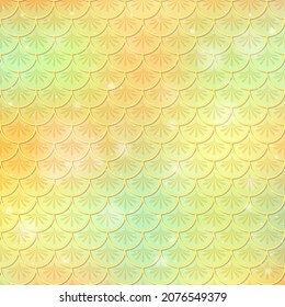 Fish scale seamless pattern background illustration