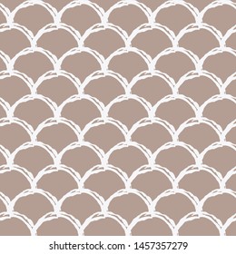 Fish scale seamless pattern. Reptile, dragon skin texture. Tillable background for your fabric, textile design, wrapping paper, swimwear or wallpaper. Blue mermaid tail with fish scale underwater.