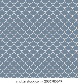 Patrón sin fisuras de la escala de los peces. Reptile, textura de piel de dragón. Fondo escalable para tu tela, diseño textil, papel de envoltura, ropa de baño o papel pintado. Cola de sirena azul con escala de pescado bajo el agua.