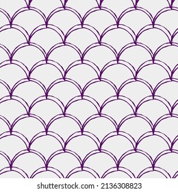 Fish scale seamless pattern. Reptile, dragon skin texture. Tillable background for your fabric, textile design, wrapping paper, swimwear or wallpaper. Blue mermaid tail with fish scale underwater.